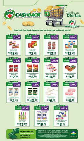 Catálogo Araújo Supermercados | Cashback Arasuper PVH | 20/02/2024 - 25/02/2024