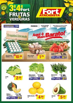 Catálogo Fort Atacadista em Campo Grande | Frutas & verduras Fort Atacadista | 21/02/2024 - 21/02/2024