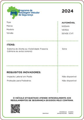 Catálogo Nissan em Canoas | NOVO NISSAN _VERSA 2024 | 21/02/2024 - 21/02/2025