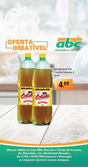 Catálogo Supermercados ABC | Supermercados ABC Oferta Especial Iturama | 21/02/2024 - 25/02/2024