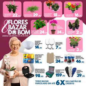 Catálogo Rancho Bom Supermercados | Flores bazar Rancho Bom Supermercados | 22/02/2024 - 25/02/2024