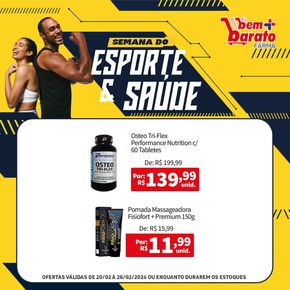 Catálogo Supermercado Bem Barato | Semana do esporte & saude | 22/02/2024 - 26/02/2024