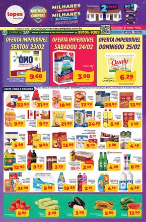 Catálogo Lopes Supermercados em Santo André | Super Ofertas Lopes Supermercados | 23/02/2024 - 29/02/2024