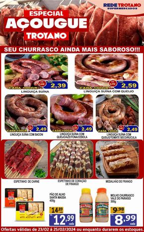 Catálogo Rede Troyano de Supermercados | ESPECIAL DO AÇOUGUE!!! | 23/02/2024 - 25/02/2024