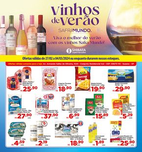 Catálogo Shibata Supermercados em Santo André | Vinhos de verão | 27/02/2024 - 04/03/2024