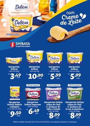 Catálogo Shibata Supermercados em Santo André | Com creme de leite Shibata Supermercados | 27/02/2024 - 05/03/2024