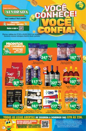 Catálogo Alvorada Supermercados | Você conhece!Você confia! | 28/02/2024 - 04/03/2024