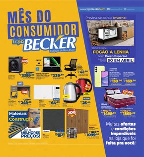 Promoções de Eletrônica e Magazines em Fortaleza | Mês Do Consumador de Lojas Becker | 01/03/2024 - 31/03/2024
