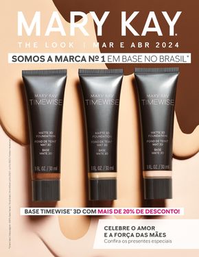 Promoções de Beleza e Saúde em São Sebastião | The Look Março/Abril 2024 de Mary Kay | 01/03/2024 - 01/04/2024