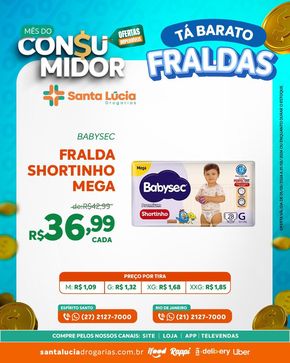 Promoções de Farmácias e Drogarias em Linhares | Encarte Farmácia Santa Lúcia de Farmácia Santa Lúcia | 04/03/2024 - 31/03/2024