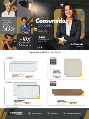 Catálogo Telhanorte em Ribeirão Preto | Mês do consumidor Telhanorte | 08/03/2024 - 31/03/2024