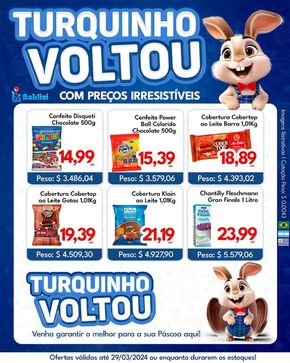 Promoções de Supermercados em Itaqui | Turquinho Voltou  de Supermercados Baklizi | 15/03/2024 - 29/03/2024