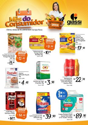 Catálogo Giassi Supermercados em Criciúma | Mês Do Consumidor Giassi | 15/03/2024 - 28/03/2024