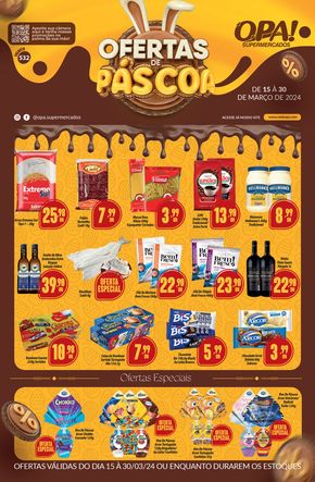 Promoções de Supermercados em Além Paraíba | Ofertas de Páscoa  de Rede Opa | 15/03/2024 - 30/03/2024