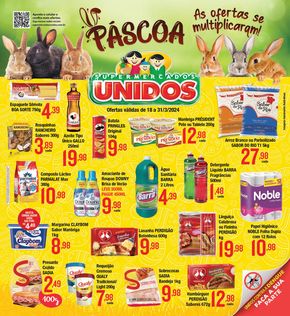 Promoções de Supermercados em Vassouras | Páscoa Unidos de Supermercados Unidos | 18/03/2024 - 31/03/2024