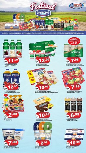 Catálogo Bramil Supermercados em Barra Mansa | Festival Danone Bramil Supermercados | 20/03/2024 - 31/03/2024