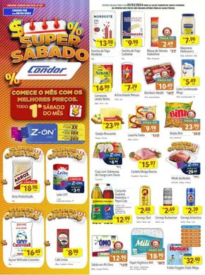 Promoções de Supermercados em São José dos Pinhais | Super Sabado de Supermercados Condor | 20/03/2024 - 08/04/2024