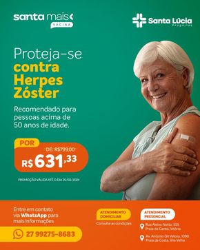Promoções de Farmácias e Drogarias em Serra | Alerto De Preços Farmácia Santa Lúcia de Farmácia Santa Lúcia | 21/03/2024 - 01/04/2024