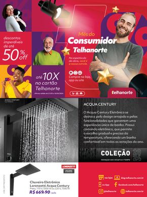 Catálogo Telhanorte em Santo André | Mês do consumidor  | 21/03/2024 - 10/04/2024
