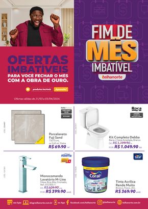 Promoções de Material de Construção em Guarulhos | Fim De Mês  de Telhanorte | 21/03/2024 - 03/04/2024