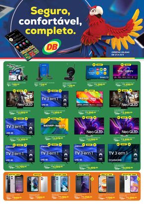 Promoções de Eletrônica e Magazines em Boa Vista | DB SEGURO, CONFORTÁVEL, COMPLETO de DB Supermercados | 01/03/2024 - 31/03/2024