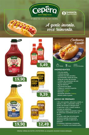 Catálogo Shibata Supermercados em Itaquaquecetuba | Ofertas Shibata Supermercados | 25/03/2024 - 31/03/2024