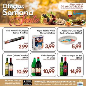 Catálogo Supermercados Baklizi em Quaraí | Ofertas Semana  | 25/03/2024 - 31/03/2024
