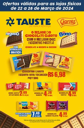 Catálogo Supermercados Tauste em Bauru | Especial Tauste Nestlé | 25/03/2024 - 28/03/2024