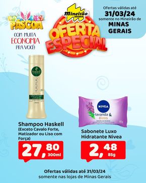 Promoções de Supermercados em Teófilo Otoni | Páscoa Mineirão Atacarejo de Mineirão Atacarejo | 25/03/2024 - 31/03/2024