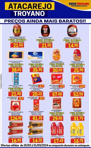 Catálogo Rede Troyano de Supermercados em Dracena | Atacarejo Troyano  | 25/03/2024 - 31/03/2024