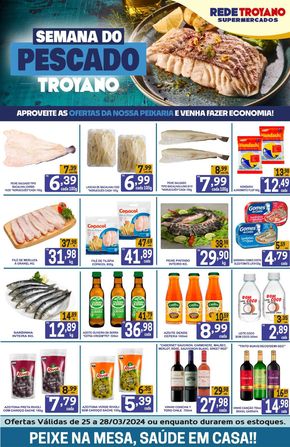 Catálogo Rede Troyano de Supermercados em Dracena | Semana Do Pescado  | 25/03/2024 - 28/03/2024