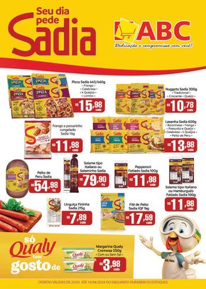 Catálogo Supermercados ABC em Ituiutaba | Supermercados ABC Oferta Especial BRF - Varejo | 25/03/2024 - 10/04/2024