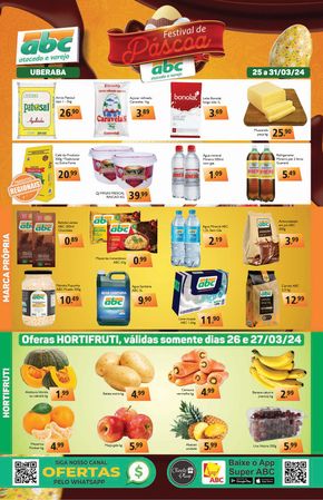 Catálogo Supermercados ABC em Uberaba | Supermercados ABC Oferta Semanal Atacado - Uberaba | 25/03/2024 - 31/03/2024