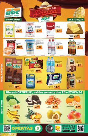 Promoções de Supermercados em Frutal | Supermercados ABC Oferta Semanal Atacado - Coromandel de Supermercados ABC | 25/03/2024 - 31/03/2024