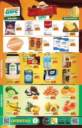 Catálogo Supermercados ABC em Guaxupé | Supermercados ABC Oferta Semanal Atacado - Guaxupé | 25/03/2024 - 31/03/2024