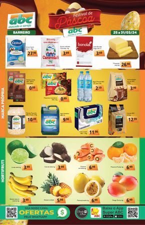 Catálogo Supermercados ABC em Contagem | Supermercados ABC Oferta Semanal Atacado - Barreiro | 25/03/2024 - 31/03/2024