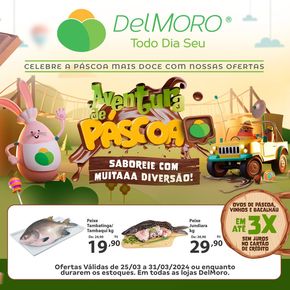 Catálogo Del Moro Supermercados em Nova Mutum | Aventura De Páscoa Del Moro Supermercados | 26/03/2024 - 31/03/2024