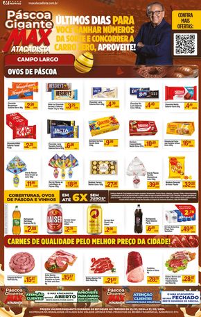 Promoções de Supermercados em Campo Largo | Páscoa Gigante Max Atacadista de Max Atacadista | 26/03/2024 - 31/03/2024