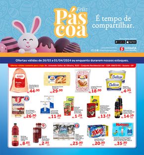 Catálogo Shibata Supermercados em Jacareí | Páscoa Shibata Supermercados | 26/03/2024 - 01/04/2024