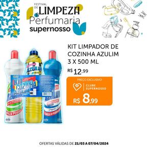 Catálogo Super Nosso em Lagoa Santa | Festival De Limpeza & Perfumaria  | 26/03/2024 - 07/04/2024