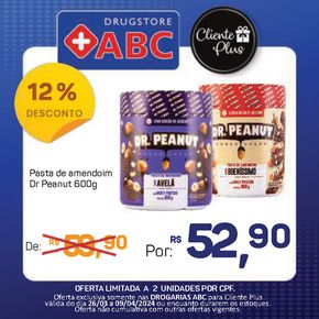 Promoções de Supermercados em Lagoa da Prata |  Oferta Especial Cliente Plus Drogaria de Supermercados ABC | 26/03/2024 - 09/04/2024