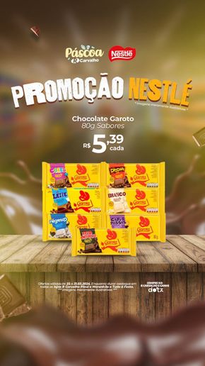 Promoções de Supermercados em Caxias | Páscoa  de R Carvalho Supermercado | 26/03/2024 - 31/03/2024