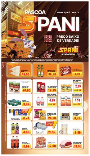 Promoções de Supermercados em Itapetininga | Páscoa Spani Atacadista de Spani Atacadista | 26/03/2024 - 02/04/2024