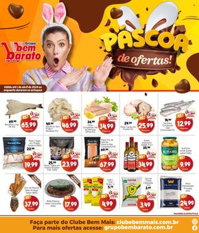 Catálogo Supermercado Bem Barato em Diadema | Páscoa De Ofertas Supermercado Bem Barato | 26/03/2024 - 01/04/2024