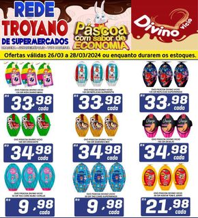 Catálogo Rede Troyano de Supermercados em Dracena | Páscoa Rede Troyano de Supermercados | 27/03/2024 - 28/03/2024