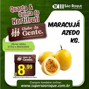 Catálogo São Roque Supermercados em São Roque | Clube Da Gente  | 27/03/2024 - 28/03/2024
