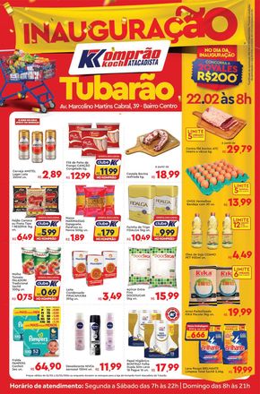 Catálogo Supermercados Koch em Camboriú | Inauguração Tubarão | 27/03/2024 - 31/03/2024