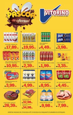 Catálogo Supermercado Vitorino | Páscoa de ofertas! | 27/03/2024 - 31/03/2024