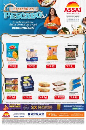 Promoções de Supermercados em Valparaíso de Goiás | Especial de pescado de Assaí Atacadista | 27/03/2024 - 31/03/2024