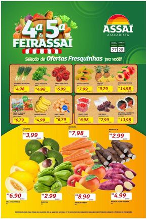 Promoções de Supermercados | Seleção de ofertas fresquinhas pra você! de Assaí Atacadista | 27/03/2024 - 28/03/2024